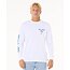 Tričko Rip Curl FADE OUT ICON L/S TEE White